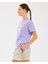 W Regular Fit Graphic Tee T-Shirt Kadın Mor Tshirt S2510141-505 2