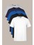 Erkek Çok Renkli T- Shirt Regular Fit Rahat Kesim Bisiklet Yaka 5'li Basic Tişört Paketi 1