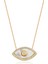 Gold Renk Sedef Evil Eye Kolye 2