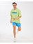M 5 Inch Allover Print Swimshort Erkek Mavi Deniz Şortu S2510008-400 3