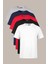 Erkek Çok Renkli T- Shirt Regular Fit Rahat Kesim Bisiklet Yaka 5'li Basic Tişört Paketi 1