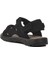 Siyah Nubuk Erkek Sandalet 1405 M 4