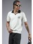 Polo Yaka Reglan Kol Regular Kalıp Triko Tişört 4