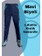 7/7 Gabardin Kışlık Işçi Pantolonu Tek Reflektörlü Mavi Biyeli Kalın Iş Pantolonu 1