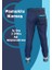 7/7 Gabardin Kışlık Işçi Pantolonu Tek Reflektörlü Mavi Biyeli Kalın Iş Pantolonu 3