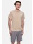 Bass Kahverengi Bisiklet Yaka Baskılı Standard Fit Erkek Tshirt 1