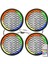 Midrange Kapağı Neon Pixel Ledli Animasyonlu 20CM 4 Adet 1
