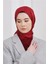 Floş Jakar Mermer Bordo Şal 3
