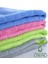 (3 Adet Gri) Mikrofiber Kareli Mutfak Ankastre ve Mobilya Temizlik Bezi 40*40 4