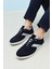 Erkek Deri Sneaker 151983ZX30 Lacivert 2