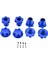 4 Tekerlek Hex Hubs Adapt Adaptü Metal Için Vxi Rc Mavisi (Yurt Dışından) 1