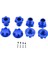 4 Tekerlek Hex Hubs Adapt Adaptü Metal Için Vxi Rc Mavisi (Yurt Dışından) 2