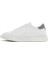 Erkek Beyaz Bağcıklı Deri Sneaker 25SFD7000FT 2