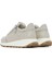Kadın Bej Bağcıklı Yandan Fermuarlı Deri Sneaker 25SFD372118 5