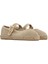 Kadın Bej Bantlı Süet Espadril 25SFD206810 3