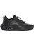 Erkek Siyah Bağcıklı Kalın Tabanlı Deri Sneaker 25SFD641018 1