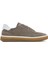Erkek Bej Bağcıklı Süet Deri Sneaker 25SFD641910 1