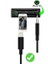 iPhone Uyumlu Lightning 3.5 mm Aux Çevirici Kablo Siyah 1 mt 5
