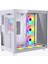F7-Pro Argb Ön Panel 7 Argb Fan Kumandalı Argb Kontrolcü Atx Gaming Beyaz Bilgisayar Kasası 2