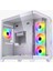 F7-Pro Argb Ön Panel 7 Argb Fan Kumandalı Argb Kontrolcü Atx Gaming Beyaz Bilgisayar Kasası 3