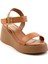 Taba Leather Kadın Sandalet K05359032203 2