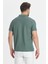 Walfer Erkek Yeşil Likralı Pamuk Karışımlı Yaka Detaylı Slim Fit Kıvrılmaz Yaka Polo Yaka Tişört 4