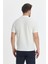 Walfer Erkek Ekru Likralı Pamuk Karışımlı Yaka Detaylı Slim Fit Kıvrılmaz Yaka Polo Yaka Tişört 4