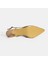 Ten Kadın Perforeli Slingback Deri Topuklu Ayakkabı 4