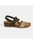 Kahve Kadın Toka Detaylı Slingback Sandalet 1