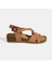 Pembe Kadın Toka Detaylı Slingback Süet Sandalet 1