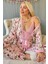 Açık Pembe Flore Exclusive Örme Sabahlıklı Kadın Pijama Takımı 1