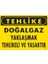 Tehlike Doğalgaz Yaklaşmak Tehlikeli ve Yasaktır Uyarı Levhası 25X35 KOD:751 1