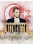 Statik Tutunma Özellikli Tablo - Poster Atatürk (Model- 12) 75 cm x 100 cm 11 2