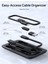 MP02 7in1 Type-C Pd Hub 100W Şarj HDMI 2 x USB 3.0 Sd Tf Kart Okuyucu RJ45 + Kablo Seti Dönüşt 5