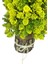 Yapay Çiçek Bonsai Ağacı Sarı Kozalaklı Kütük Saksıda Dekoratif Yapay Ağaç Bonzai 30*15 cm 4