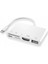 Polham Apple Ipad ve Iphone Için Lightning 5in1 Hdmı, Otg Usb, Tf, Sd Kart Okuyucu Adaptör Kablosu 1