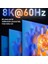 Manyetik Mıknatıslı 2 Metre 8k 60Hz Hdmi To Hdmi Görüntü Aktarım Kablosu, 48GBPS 2.1uhd Hdmi 2