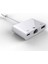 Polham Apple Ipad ve Iphone Için Internet, Şarj ve Kamera Dönüştürücü Kablosu, 3in1 RJ45 Adaptör 2