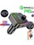 Dijital Göstergeli Kablosuz Araç Içi Fm Transmitter + USB-PD30W Hızlı Şarj Aleti Uyumlu 3