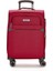 Ultra Light Hafif Lüx Kumaş Kabin Boy Valiz Bordo 04PC6000 1