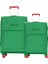 Benetton 2'li Valiz Seti Orta Ve Kabin Boy Lüx Kumaş Valiz Yeşil Bnt2800 1