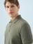 Regular Fit Polo Koyu Haki Erkek T-Shirt LF2035136 4