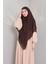 3 Katlı Sufle Khimar Hijap Tesettür Hazır Şal 2