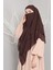 3 Katlı Sufle Khimar Hijap Tesettür Hazır Şal 5