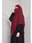 3 Katlı Sufle Khimar Hijap Tesettür Hazır Şal 2
