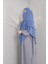 3 Katlı Sufle Khimar Hijap Tesettür Hazır Şal 4