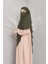 3 Katlı Sufle Khimar Hijap Tesettür Hazır Şal 4