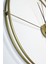 Iskandinav Xxl 90 cm Gold, Ispanyol ve Iskandinav Tarzı Ferforje Metal Minimalist Duvar Saati 4