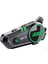 C50 2x Motosiklet Intercom Kask Kulaklık 1500 Mah Rgb Işıklı Çift Eşleşme 1