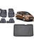 B-Max 2012 Model 3D Alt Bagaj Havuzu+3d Havuzlu Araca Özel Paspas Takımı 1